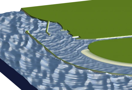 Wave disturbance study (SWASH) for Port City Colombo, Sri Lanka.